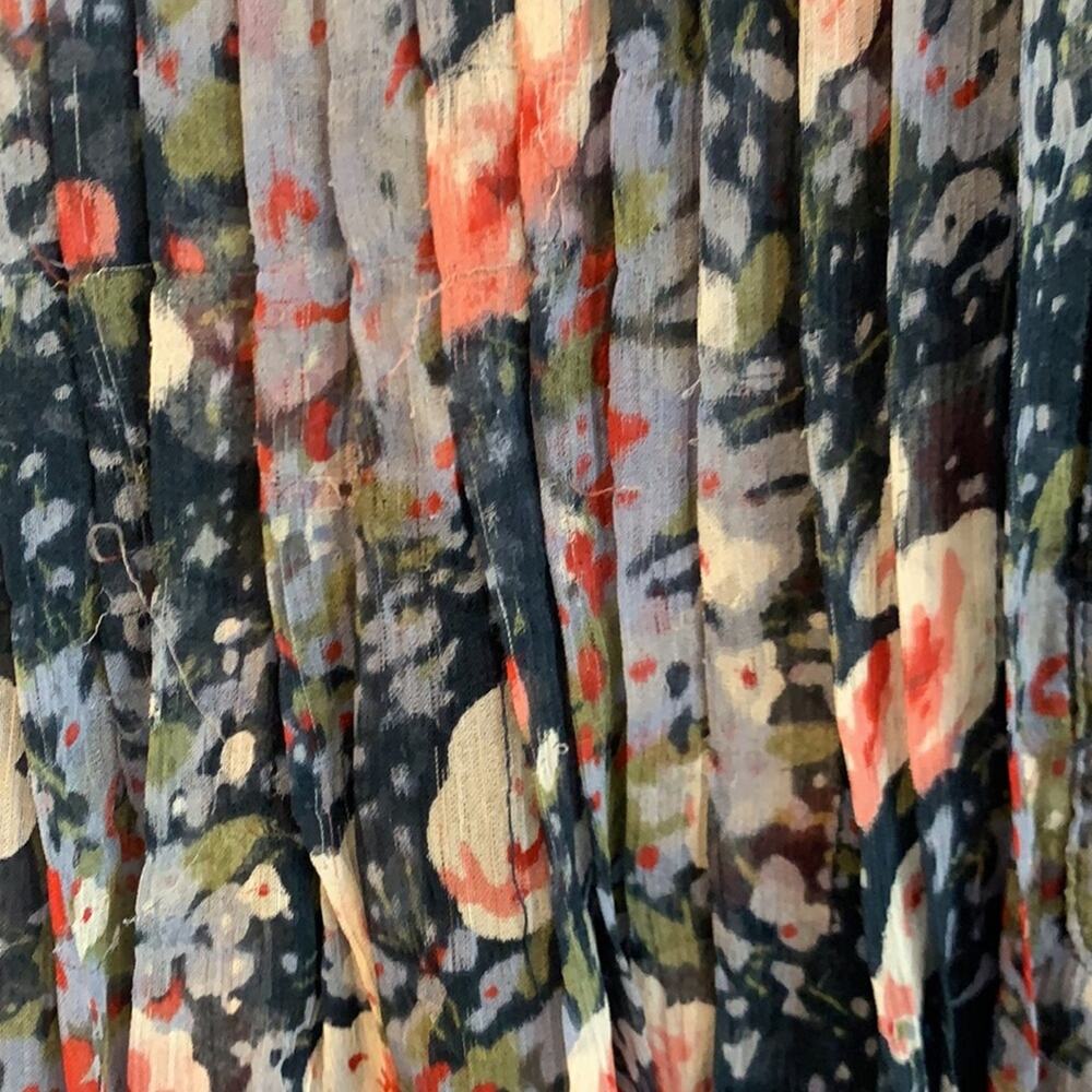 100% Silk Joie Floral Print Dress - Picture 10 of 11